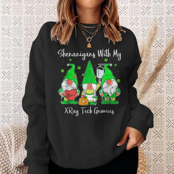 Shenanigans With My Gnomies Xray Tech St Patricks Day Sweatshirt Gifts for Her
