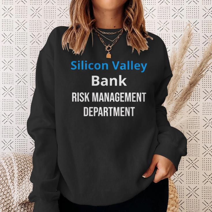 Silicon Valley Bank Risk Management V2 Sweatshirt Gifts for Her
