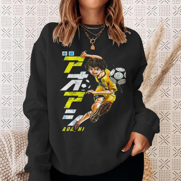Soccer Manga Aoashi Anime Sweatshirt Gifts for Her