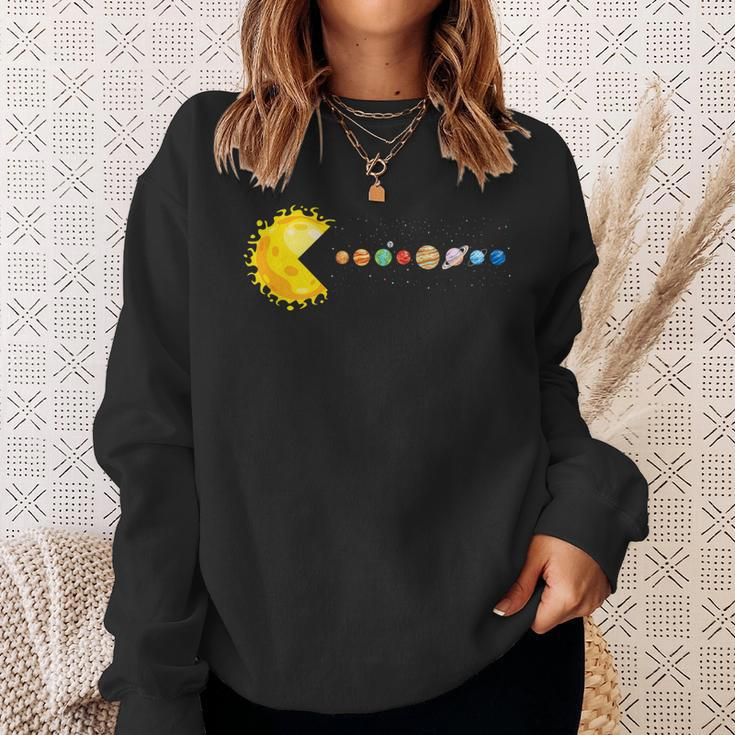 Solar System Funny Planet Sun And Astrology Sweatshirt Gifts for Her