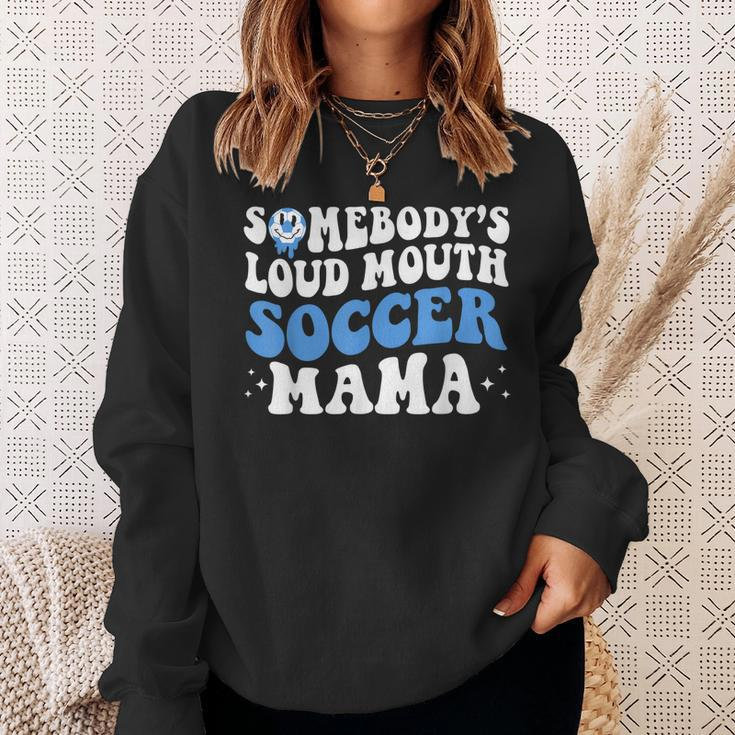 Somebodys Loud Mouth Soccer Mama Mothers Day Mom Life Sweatshirt Gifts for Her