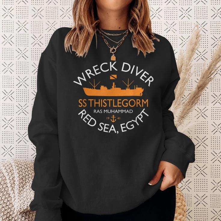 Ss Thistlegorm - Wreck Diver Red Sea Egypt Men Women Sweatshirt Graphic Print Unisex Gifts for Her
