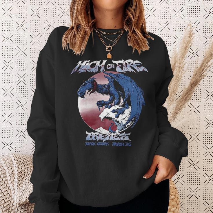 Store High On Fire Sweatshirt Gifts for Her