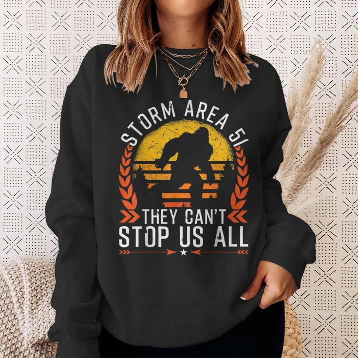 Storm-Area-51 Bigfoot Sie Können Uns Nicht Alle Aufhalten Sweatshirt Geschenke für Sie