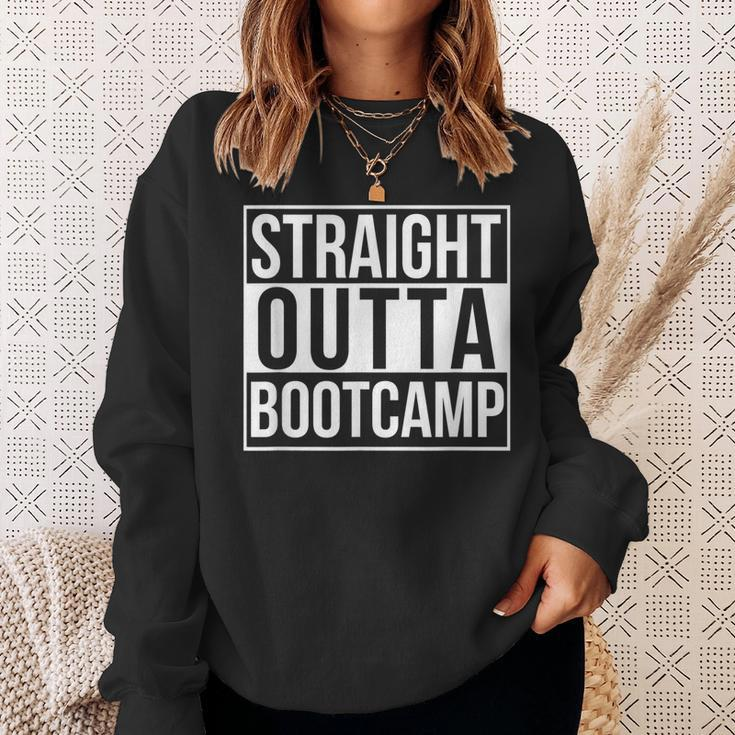 Straight Outta Bootcamp Sweatshirt Gifts for Her