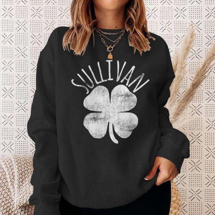 Sullivan St Patricks Day Irish Family Last Name Matching Sweatshirt Gifts for Her