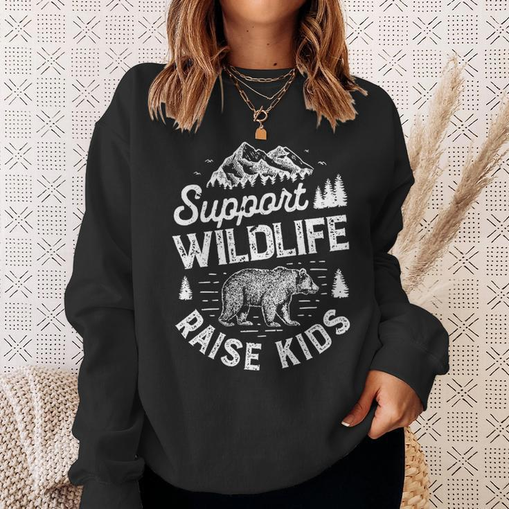 Support Wildlife Raise Kids - Mens Standard Sweatshirt Gifts for Her