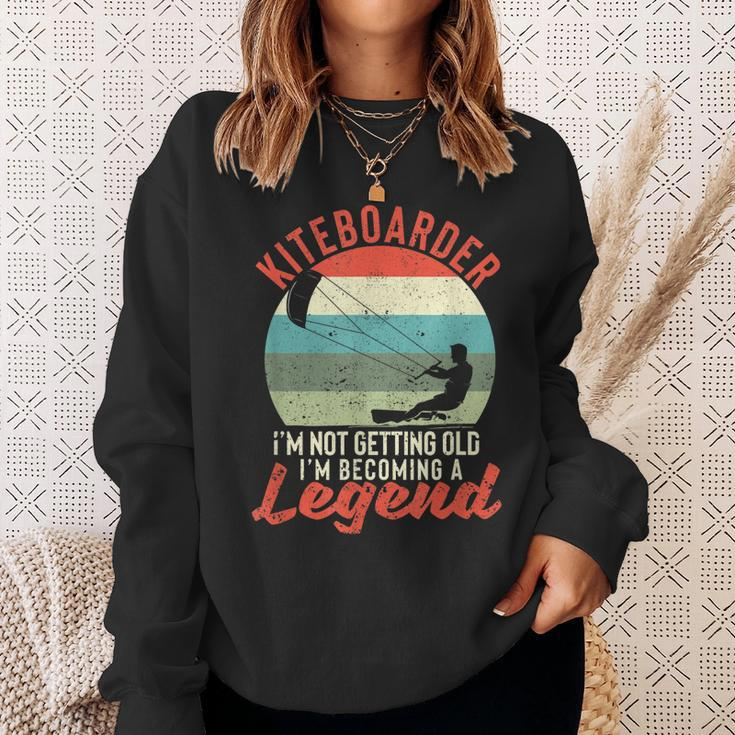 Surfer Kiteboarder Ich Werde Nicht Alt Ich Werde Eine Legende Sweatshirt Geschenke für Sie