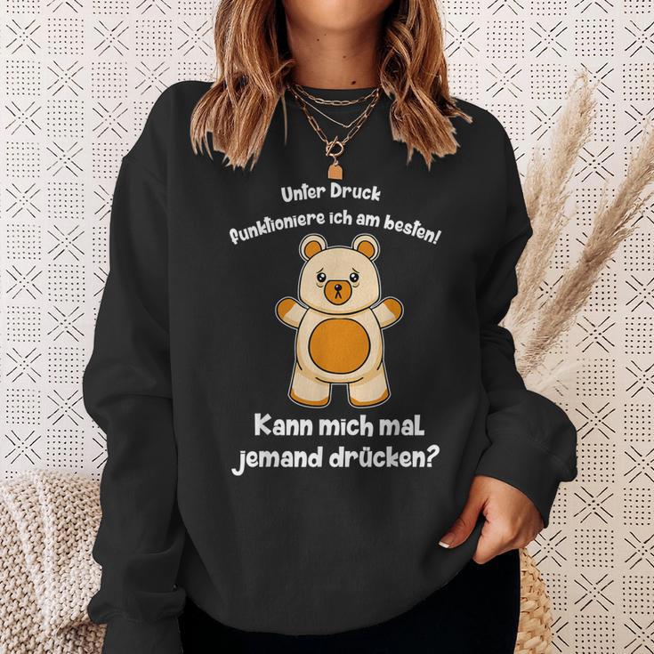 Süßer Teddy Witziger Spruch Teddybär Umarmung Liebe Witz Sweatshirt Geschenke für Sie