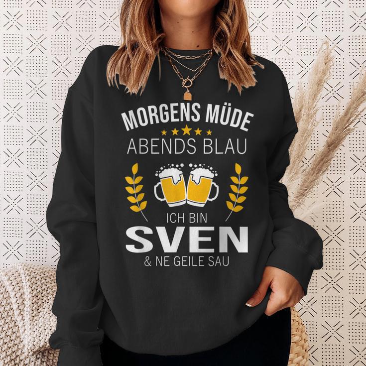 Sven Vorname Geschenk Geburtstag Lustiges Bier Sprüche Sweatshirt Geschenke für Sie