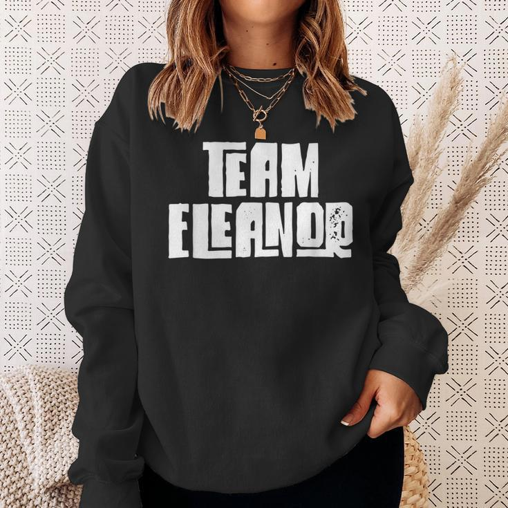 Team Eleanor Daughter Granddaughter Wife Mom Sports Name Men Women Sweatshirt Graphic Print Unisex Gifts for Her