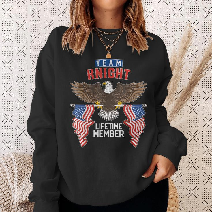 Team Knight Lifetime Member Us Flag Sweatshirt Gifts for Her