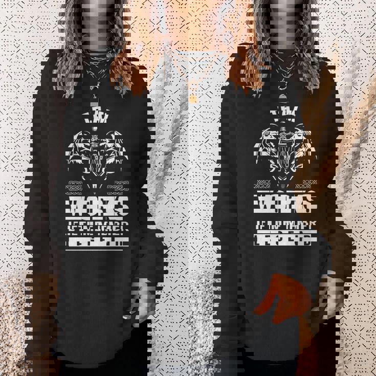 Team Works Lifetime Member Legend Sweatshirt Gifts for Her