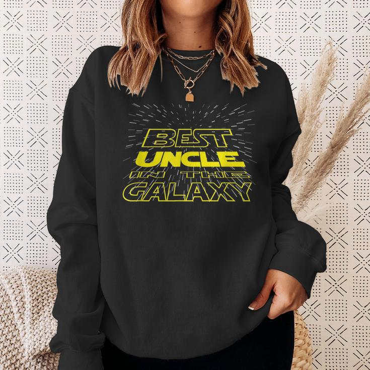 The Best Uncle In The Galaxy Family Sweatshirt Gifts for Her