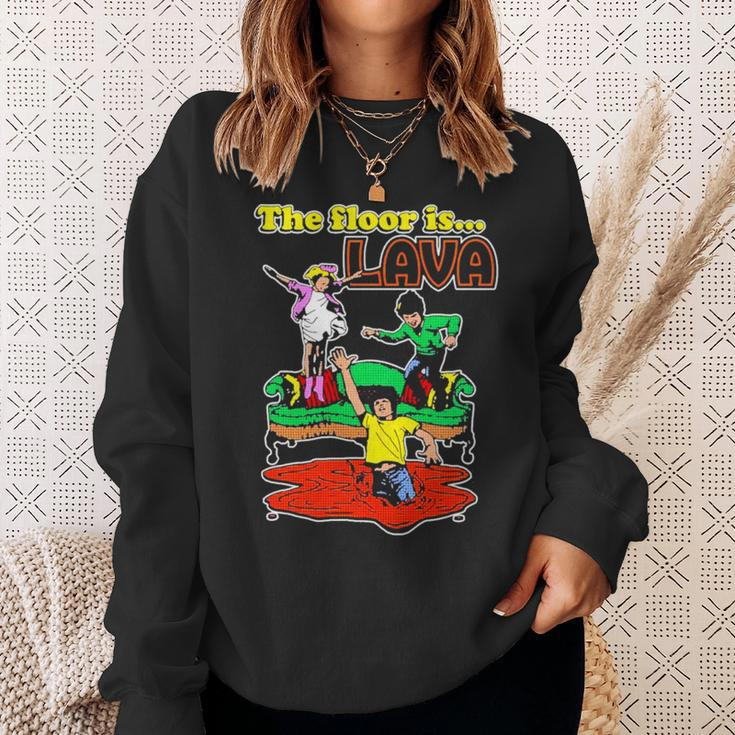 The Floor Is Lava Sweatshirt Gifts for Her