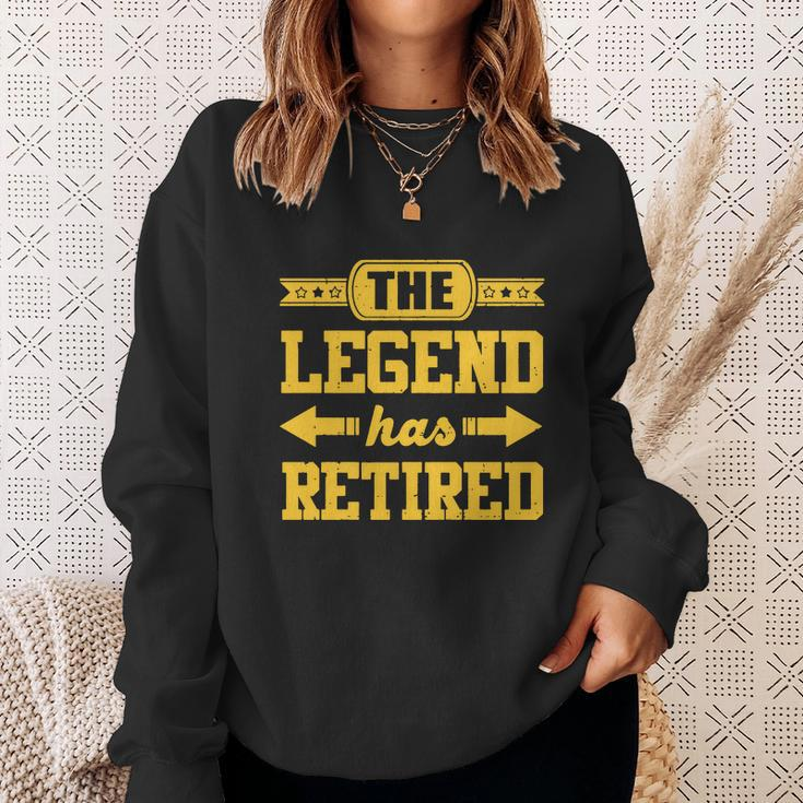 The Legend Has Retired Sweatshirt Gifts for Her