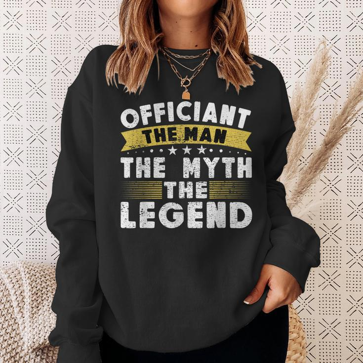 The Legend Wedding Officiant Ordained Minister Sweatshirt Gifts for Her