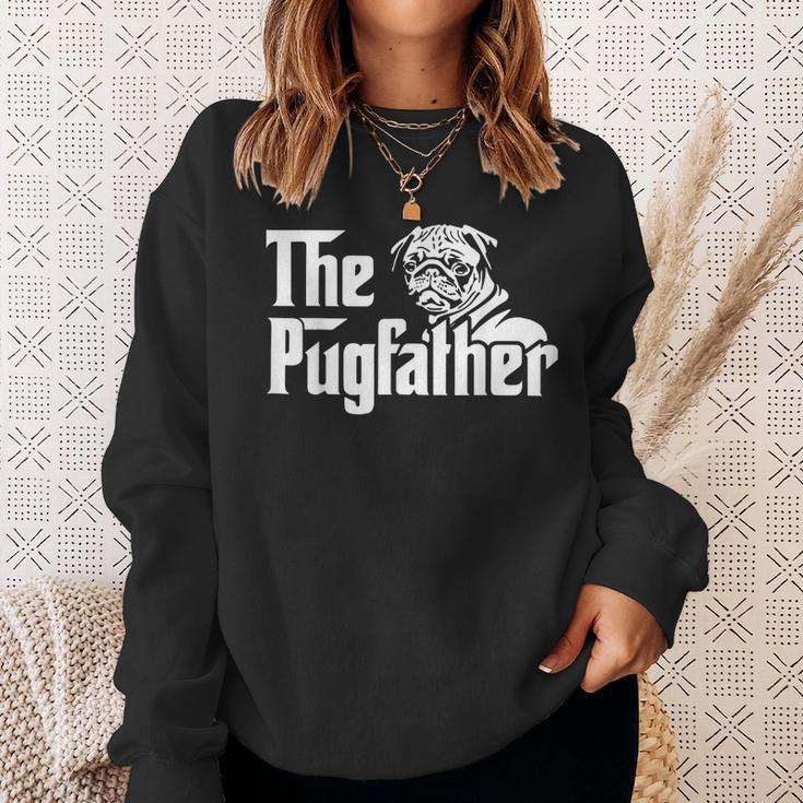 The Pugfather Pug Dad Fathers Day Gift Pug Lovers Sweatshirt Gifts for Her