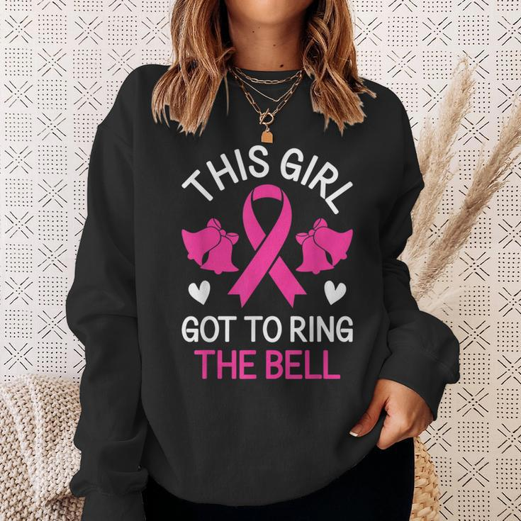This Girl Got To Ring The Bell Chemo Grad Breast Cancer Sweatshirt Gifts for Her