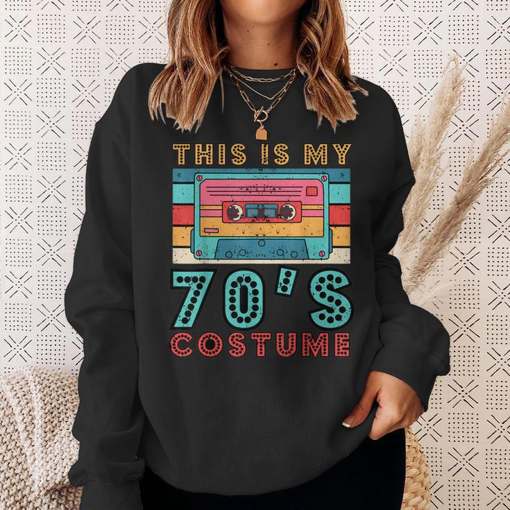 This Is My 70S Costume Vintage 1970S Hippie Groovy Style Sweatshirt Gifts for Her