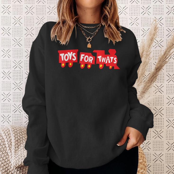 Toys For Twats Gifts For Her Or Him Men Women Sweatshirt Graphic Print Unisex Gifts for Her
