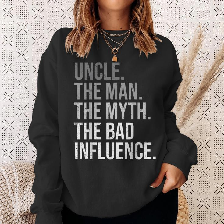 Uncle The Man The Myth The Legend Fun Best Funny Uncle Gift For Mens Sweatshirt Gifts for Her