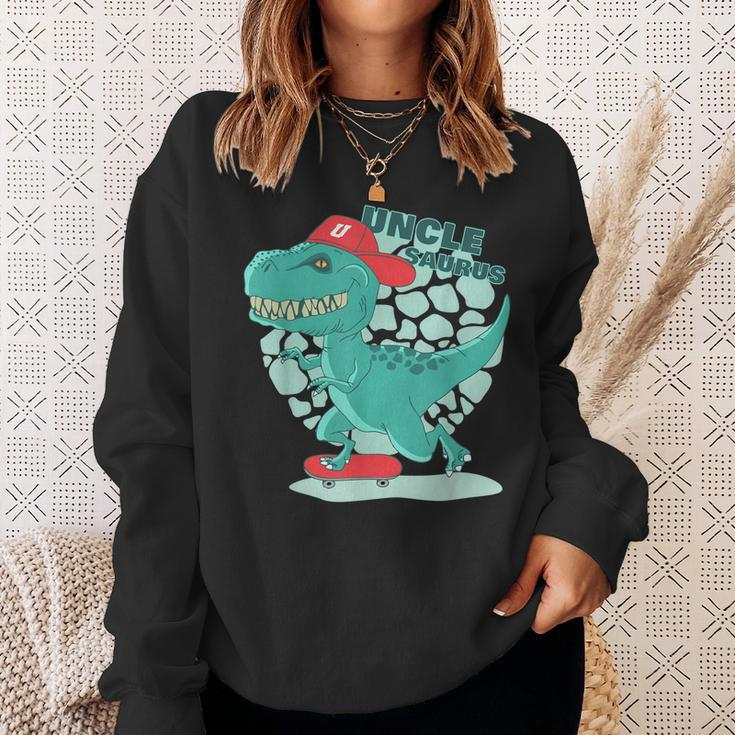 Unclesaurus Rex Funny Gift For Uncle Sweatshirt Gifts for Her