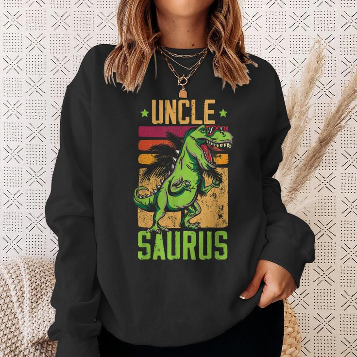 Unclesaurus Uncle Saurus Trex Dinosaur Matching Family Gift For Mens Sweatshirt Gifts for Her
