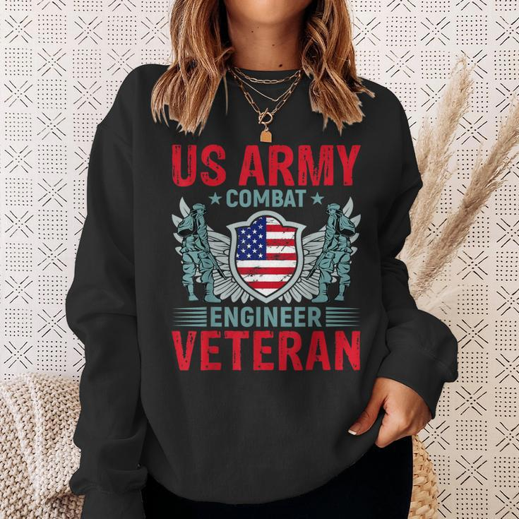 Us Army Combat Engineer Veteran Sweatshirt Gifts for Her