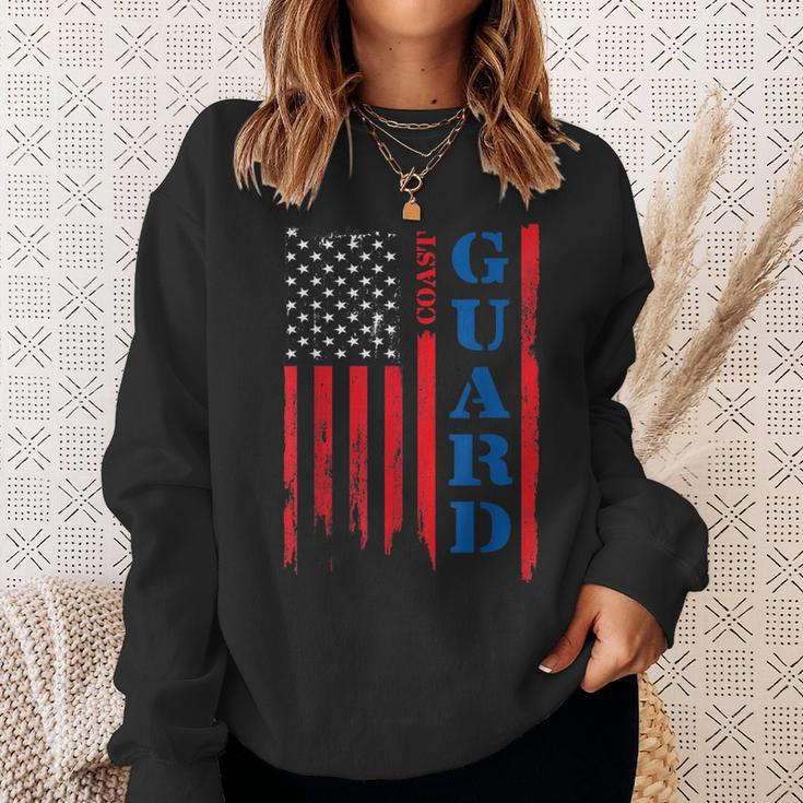 US Flag Coast Guard US Coast Guard Sweatshirt Gifts for Her
