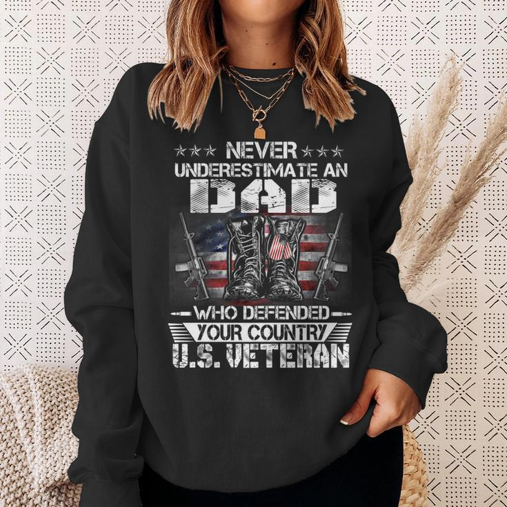 Us Veteran Dad Veterans Day Us Patriot Patriotic Sweatshirt Gifts for Her