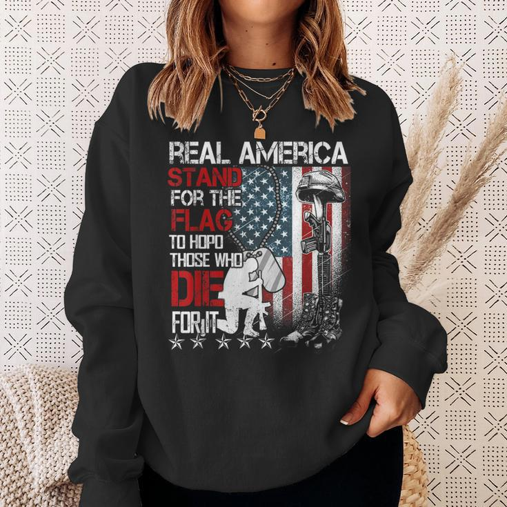 Us Veteran Veterans Day Us Patriot Memorial Day Gifts V2 Sweatshirt Gifts for Her