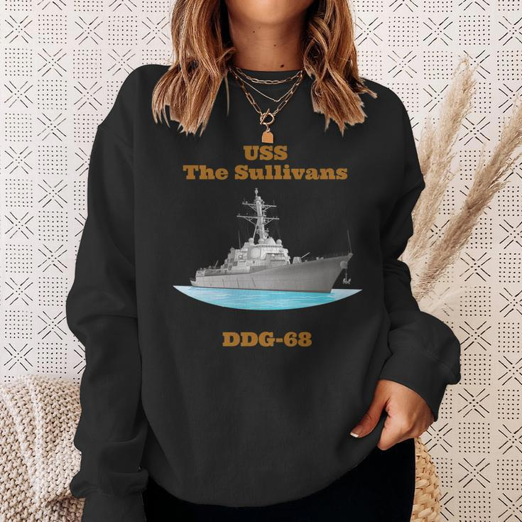 Uss The Sullivans Ddg-68 Navy Sailor Veteran Gift Sweatshirt Gifts for Her