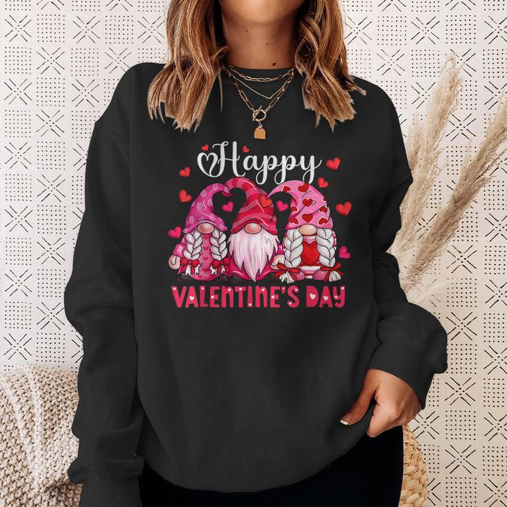 Valentine Gnome Love Valentines Day Gnomes Friends Squad Sweatshirt Gifts for Her