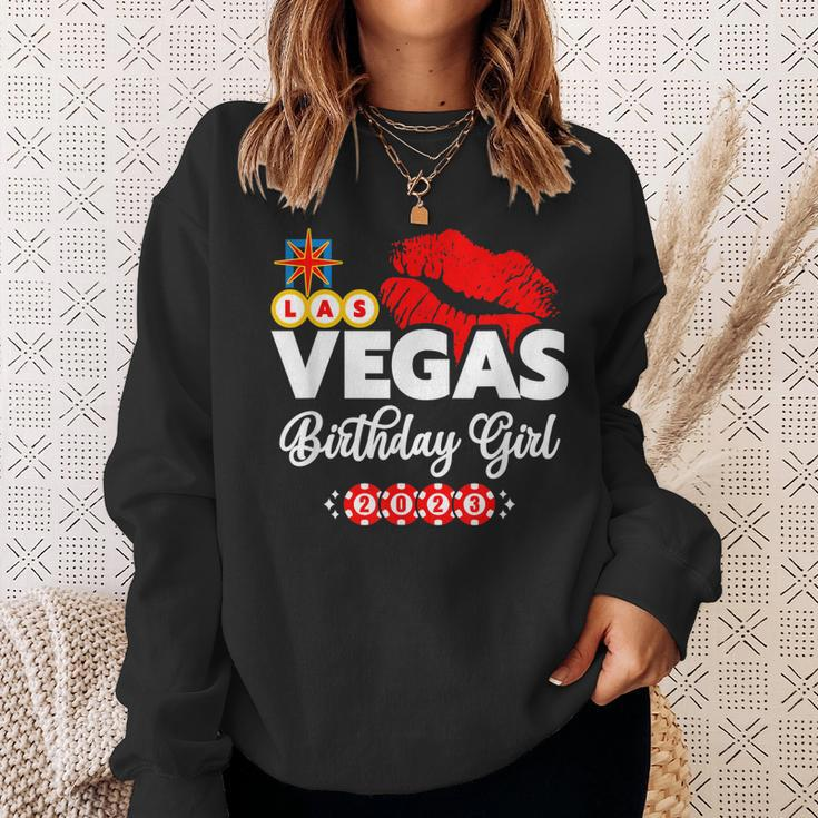 Vegas Birthday Girl - Vegas 2023 Girls Trip - Vegas Birthday Sweatshirt Gifts for Her