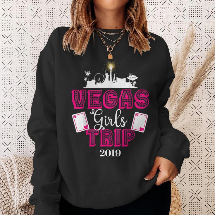 Vegas Girls Trip 2019 Matching Squad Vacation Bachelorette Sweatshirt Gifts for Her