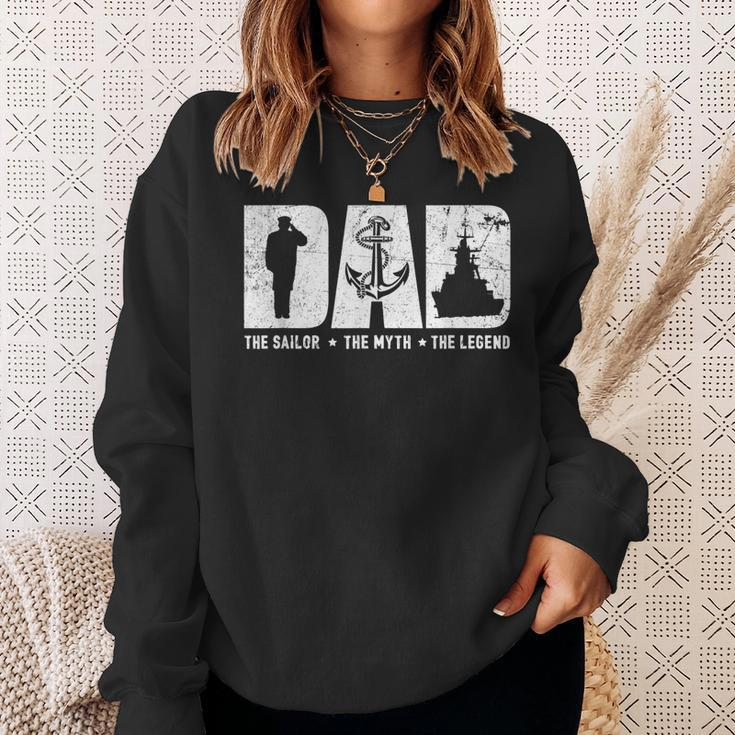 Veteran Dad The Sailor The Myth The Legend Gift For Mens Sweatshirt Gifts for Her