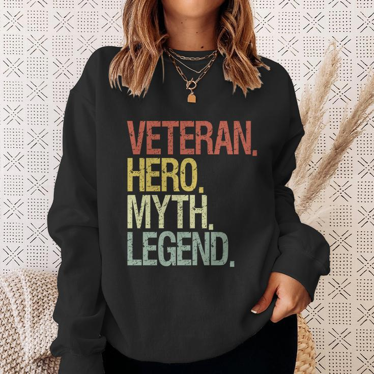 Veteran Hero Myth Legend Meaningful Gift Sweatshirt Gifts for Her