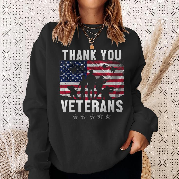 Veterans Day Gifts Thank You Veterans Proud Sweatshirt Gifts for Her