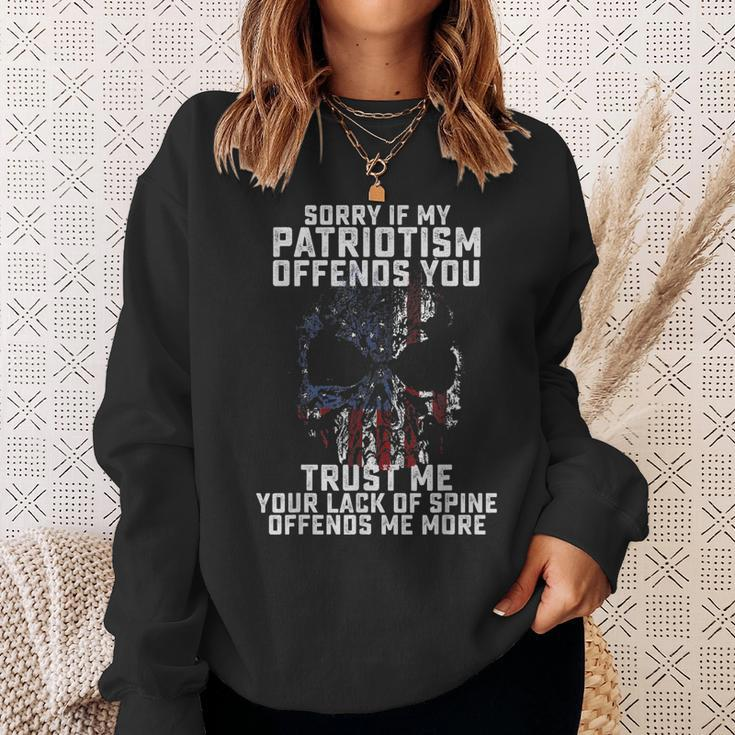 Veterans Patriotism Proud Veteran Dad Grandpa Sweatshirt Gifts for Her