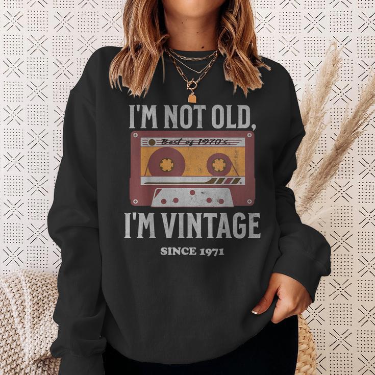 Vintage 1971 Sweatshirt, Retro Geburtstagsdesign für Männer & Frauen Geschenke für Sie