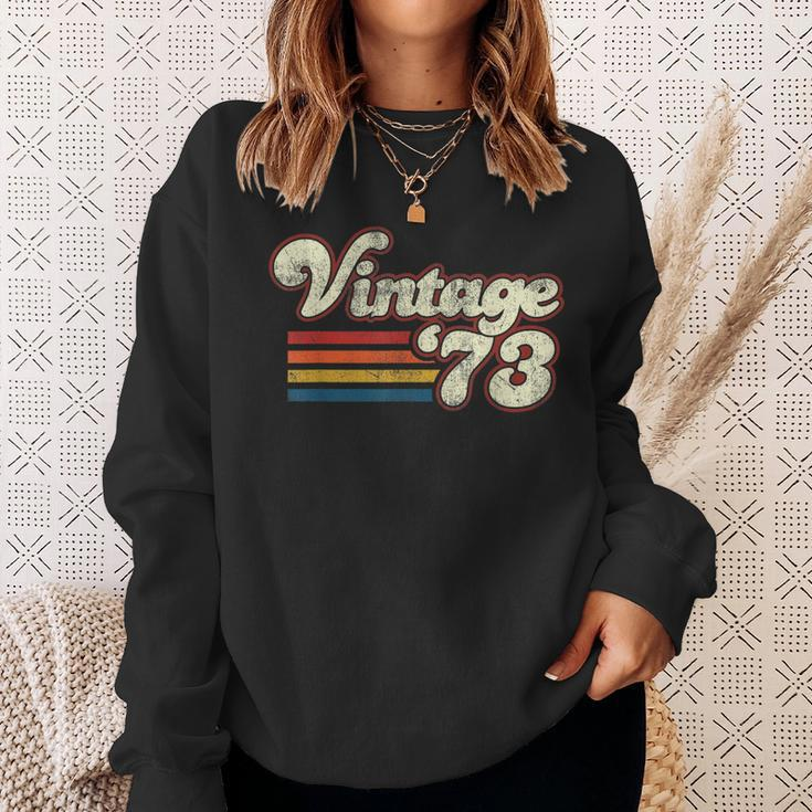 Vintage 1973 Birthday Sweatshirt Gifts for Her