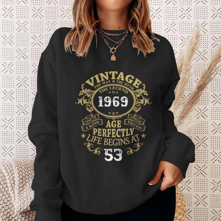 Vintage 53 The Man Myth Legend Sweatshirt Gifts for Her