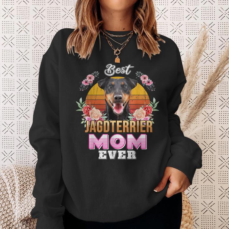 Vintage Beste Jagdterrier Mama Sweatshirt, Perfektes Muttertagsgeschenk Geschenke für Sie