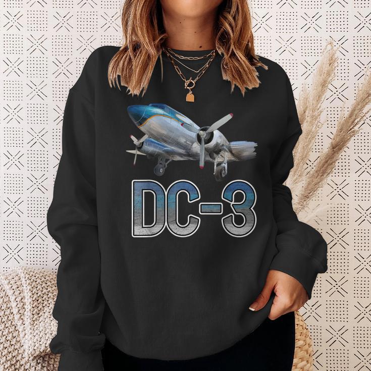 Vintage Dc-3 Flugzeug-Outfit Für Herren Sweatshirt Geschenke für Sie