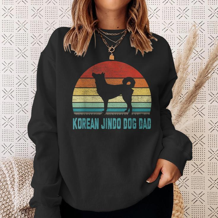 Vintage Korean Jindo Dog Dad - Dog Lover Sweatshirt Gifts for Her