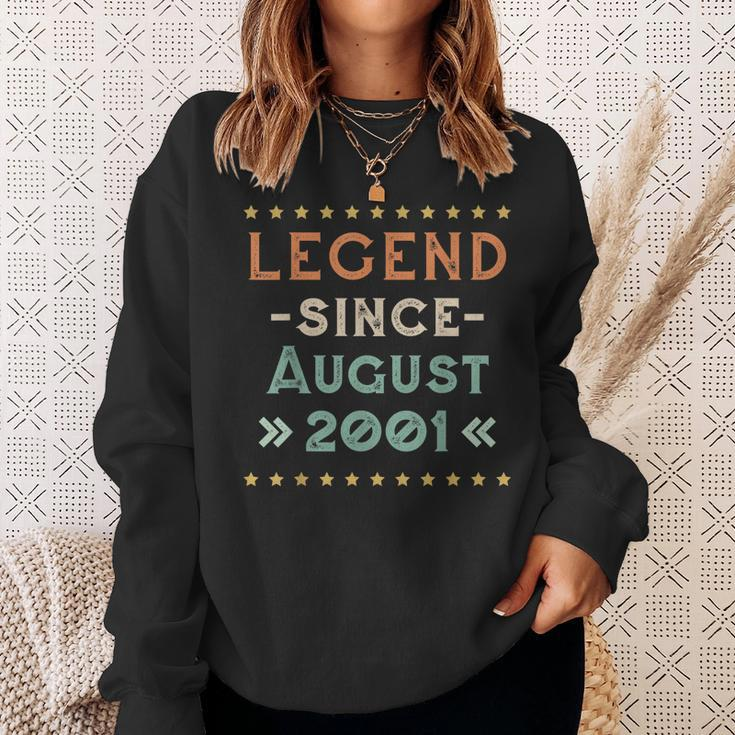 Vintage Legend Seit August 2001 Geburtstag Männer Frauen Sweatshirt Geschenke für Sie