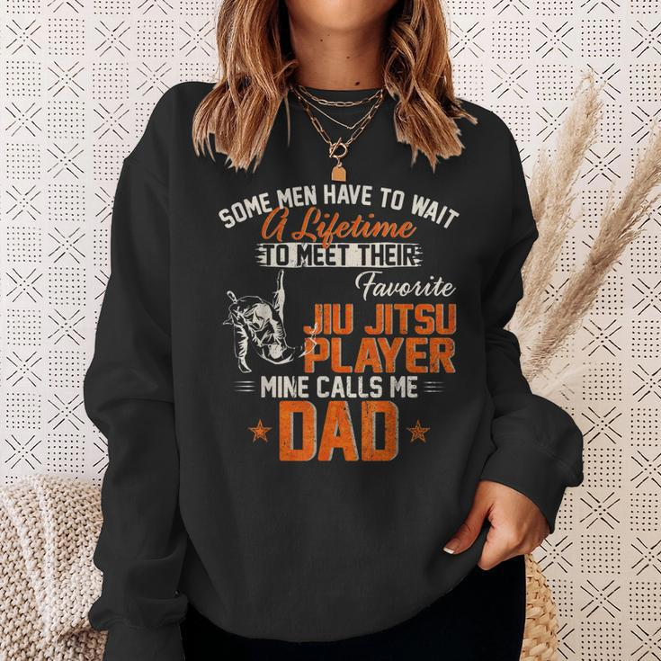 Vintage My Favorite Brazilian Jiu Jitsu Player Calls Me Dad Sweatshirt Gifts for Her