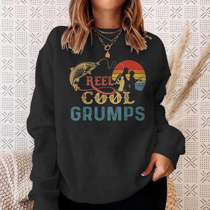 Vintage Reel Cool Grumps For Fishing Nature Lovers Gift For Mens Sweatshirt Gifts for Her