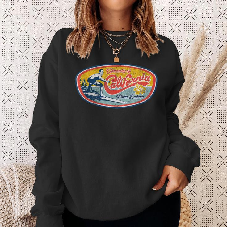 Vintage Retro Surf Style Ucsb Sweatshirt Gifts for Her